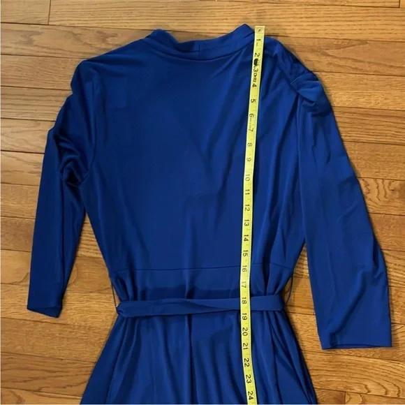 Elegant Blue Charter Club Jersey Dress - Picture 10 of 14